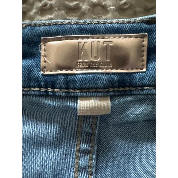 KUT from the Kloth High Rise Fab Ab Wide Leg Patch Pockets Jeans 10‎ - Picture 5 of 7